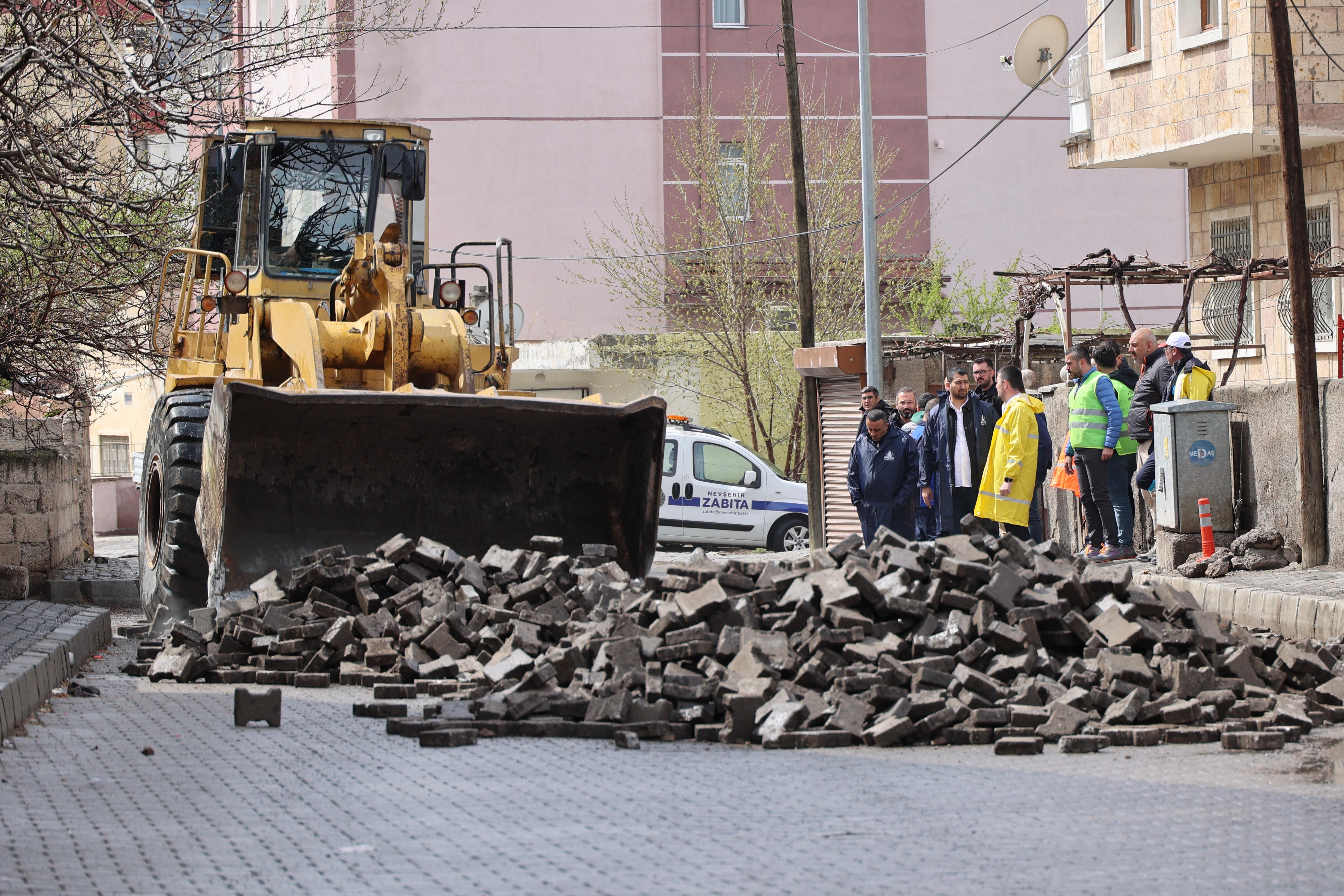 Nevşehir İl Genelinde Altyapı ve Üstyapı Çalışmaları Başladı